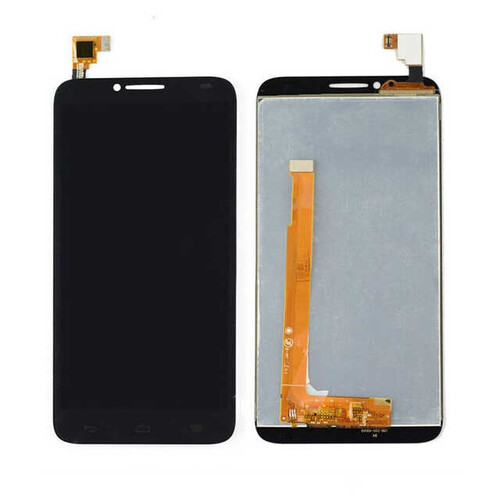 Alcatel OT-6037 idol 2 Lcd Ekran Dokunmatik Siyah Çıtasız - Thumbnail