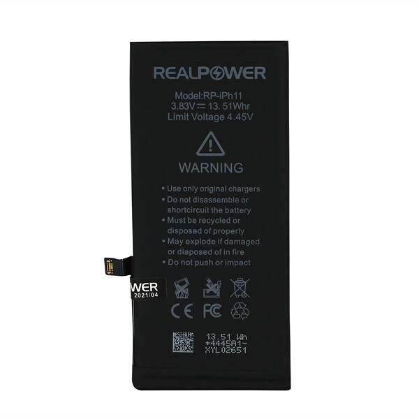 RealPower Apple iPhone 11 Yüksek Kapasiteli Batarya Pil 3580mah