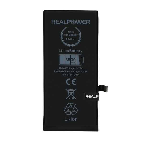 RealPower Apple iPhone 11 Yüksek Kapasiteli Batarya Pil 3580mah