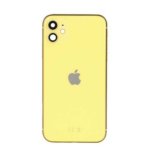 Apple iPhone 11 Kasa Kapak Sarı Dolu - Thumbnail