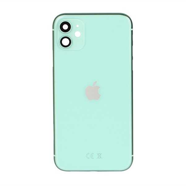 ÇILGIN FİYAT !! Apple iPhone 11 Kasa Kapak Yeşil Boş 