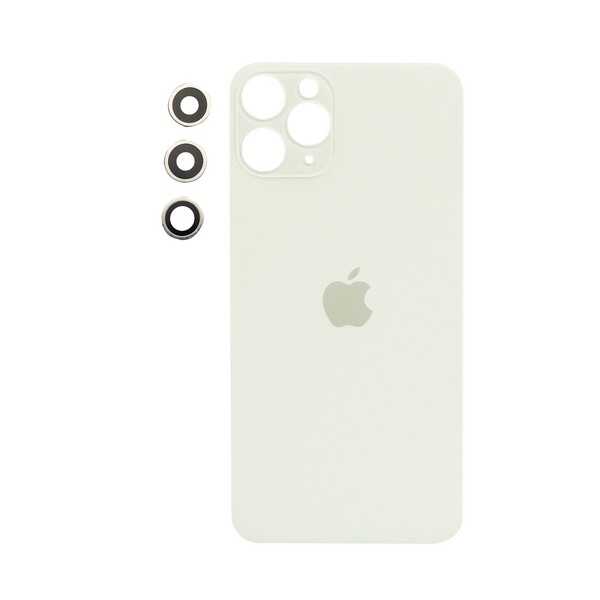 ÇILGIN FİYAT !! Apple iPhone 11 Pro Arka Kapak Kamera Lensli Beyaz 