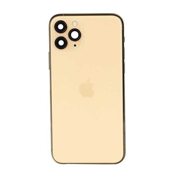 ÇILGIN FİYAT !! Apple iPhone 11 Pro Kasa Kapak Gold Dolu 
