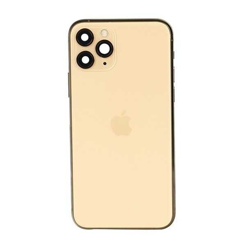 Apple iPhone 11 Pro Kasa Kapak Gold Dolu - Thumbnail