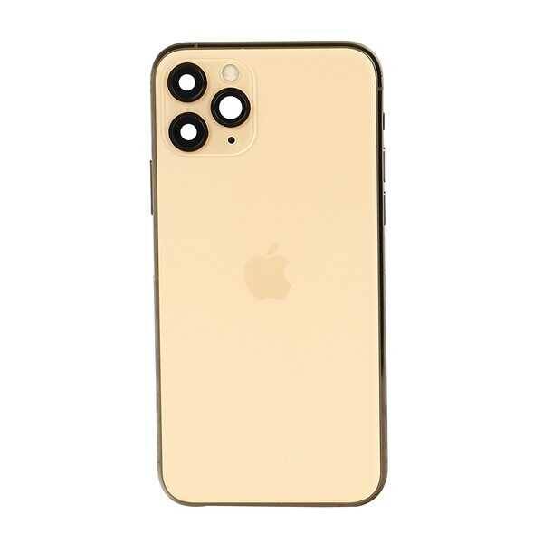 Apple iPhone 11 Pro Kasa Kapak Gold Dolu