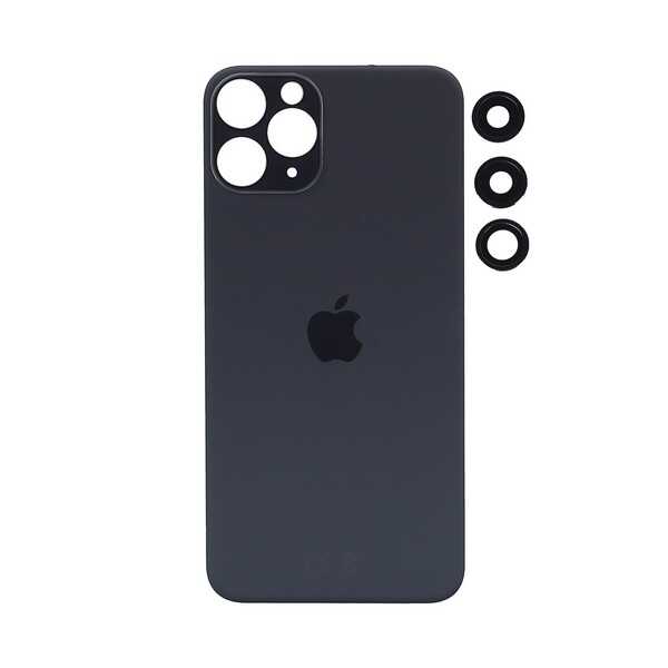 ÇILGIN FİYAT !! Apple iPhone 11 Pro Max Arka Kapak Kamera Lensli Siyah 