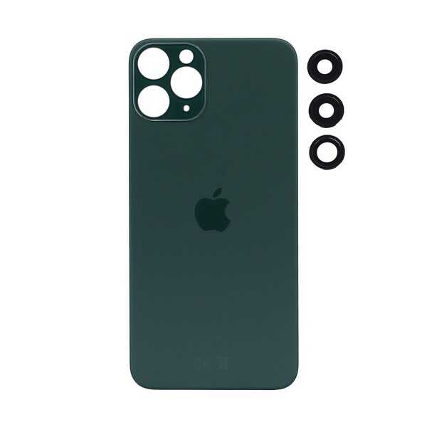 ÇILGIN FİYAT !! Apple iPhone 11 Pro Max Arka Kapak Kamera Lensli Yeşil 