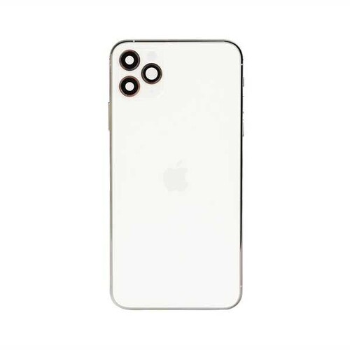 Apple iPhone 11 Pro Max Kasa Kapak Beyaz Dolu - Thumbnail