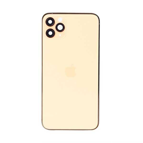 ÇILGIN FİYAT !! Apple iPhone 11 Pro Max Kasa Kapak Gold Boş 