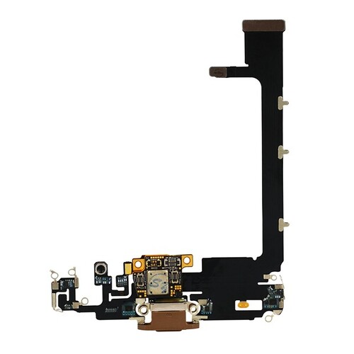 Apple iPhone 11 Pro Max Şarj Soketli Mikrofon Filmi Flex Gold Servis - Thumbnail