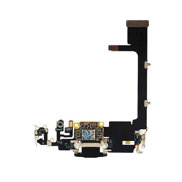 Apple iPhone 11 Pro Şarj Soketli Mikrofon Filmi Flex Siyah Servis