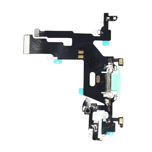 Apple iPhone 11 Şarj Soketli Mikrofon Filmi Flex Yeşil - Thumbnail