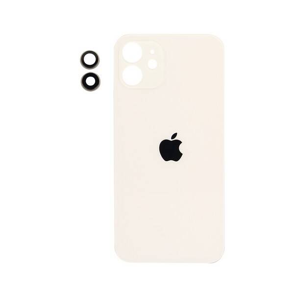 Apple iPhone 12 Arka Kapak Kamera Lensli Beyaz