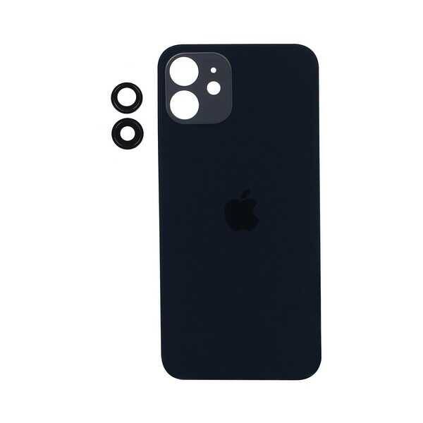 Apple iPhone 12 Arka Kapak Kamera Lensli Siyah