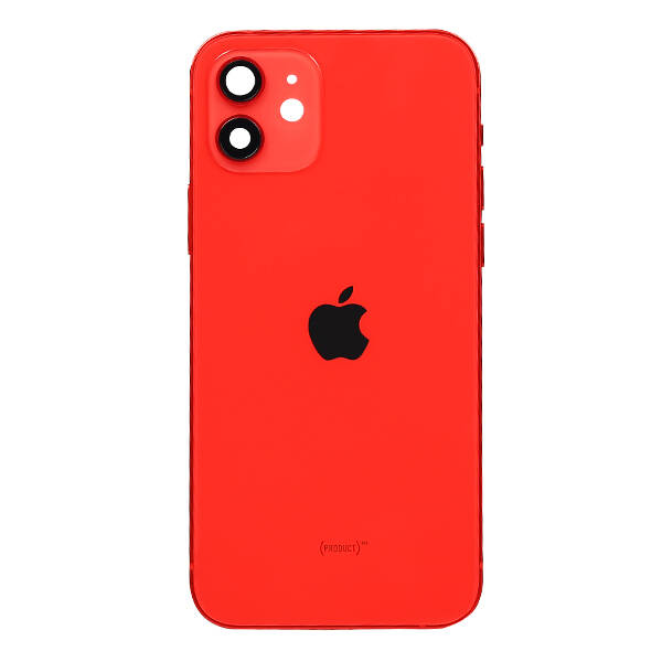 Apple iPhone 12 Kasa Kapak Kırmızı Dolu