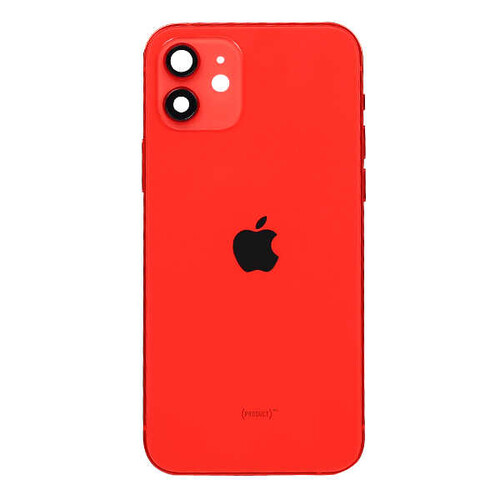 Apple iPhone 12 Kasa Kapak Kırmızı Dolu - Thumbnail