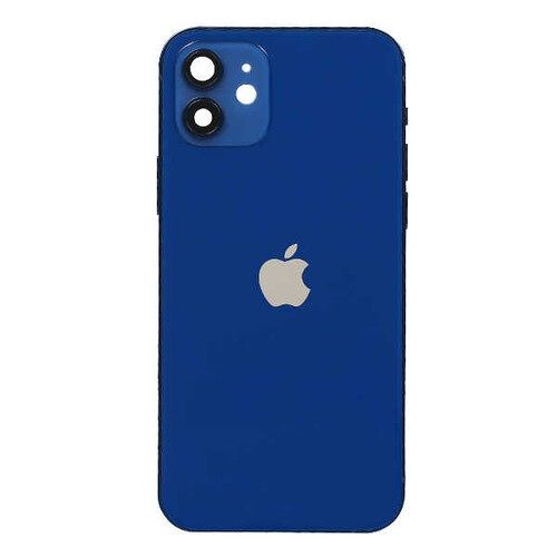 Apple iPhone 12 Kasa Kapak Mavi Dolu - Thumbnail