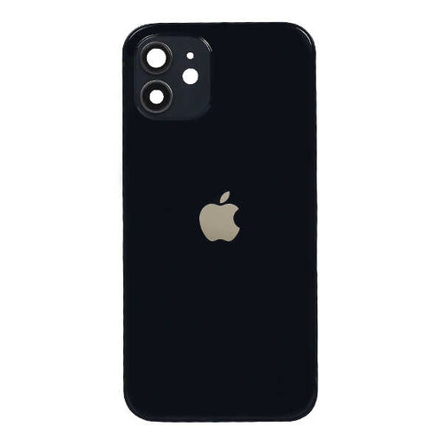 Apple iPhone 12 Kasa Kapak Siyah Boş - Thumbnail