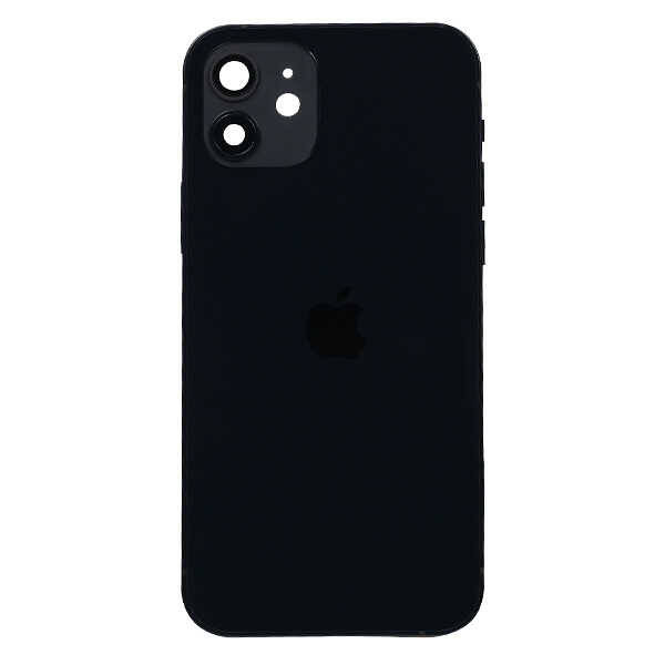 Apple iPhone 12 Kasa Kapak Siyah Dolu