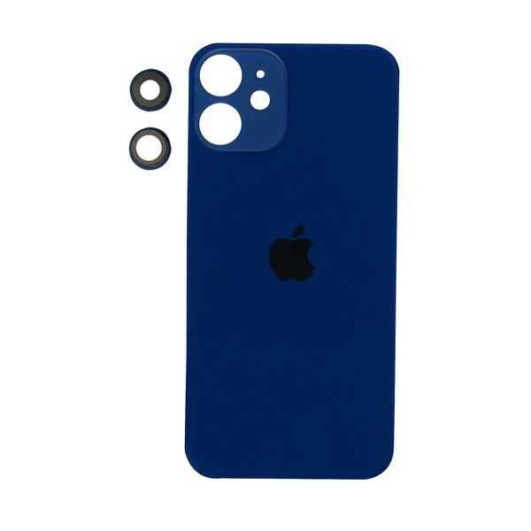 ÇILGIN FİYAT !! Apple iPhone 12 Mini Arka Kapak Kamera Lensli Mavi 