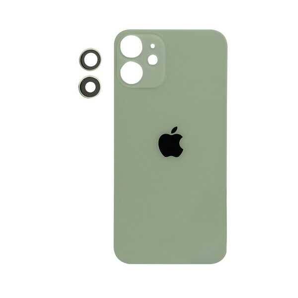 Apple iPhone 12 Mini Arka Kapak Kamera Lensli Yeşil