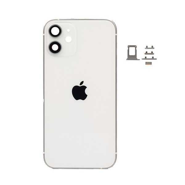 ÇILGIN FİYAT !! Apple iPhone 12 Mini Kasa Kapak Beyaz Boş 
