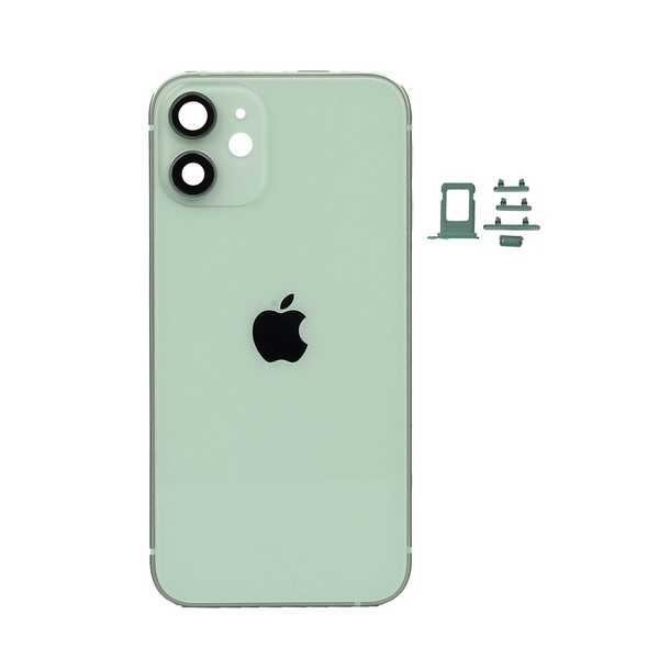 ÇILGIN FİYAT !! Apple iPhone 12 Mini Kasa Kapak Yeşil Boş 