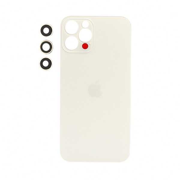 ÇILGIN FİYAT !! Apple iPhone 12 Pro Arka Kapak Kamera Lensli Beyaz 