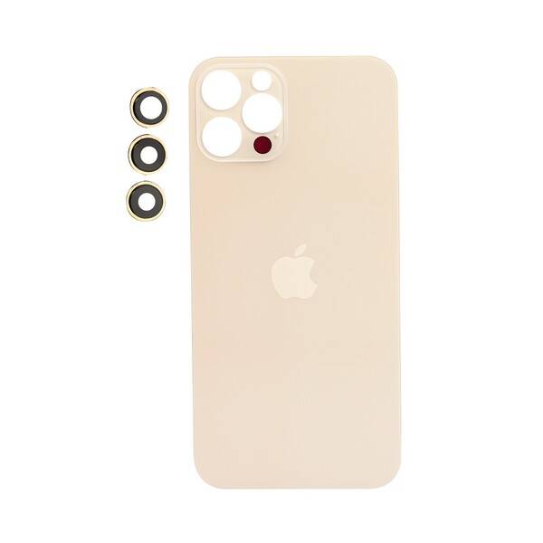 Apple iPhone 12 Pro Arka Kapak Kamera Lensli Gold