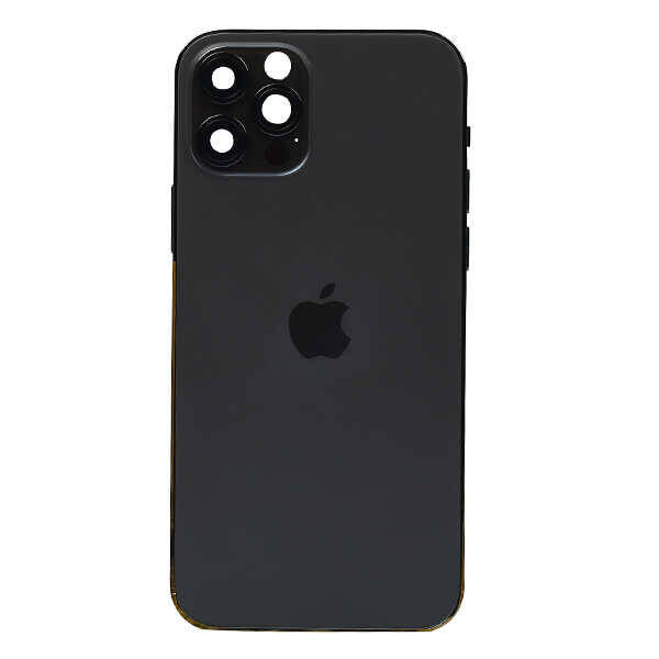 Apple iPhone 12 Pro Kasa Kapak Siyah Dolu