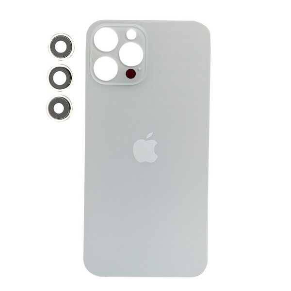 Apple iPhone 12 Pro Max Arka Kapak Kamera Lensli Beyaz