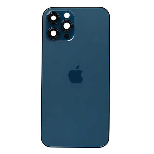 Apple iPhone 12 Pro Max Kasa Kapak Mavi Boş - Thumbnail