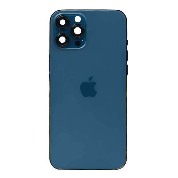 ÇILGIN FİYAT !! Apple iPhone 12 Pro Max Kasa Kapak Mavi Dolu 