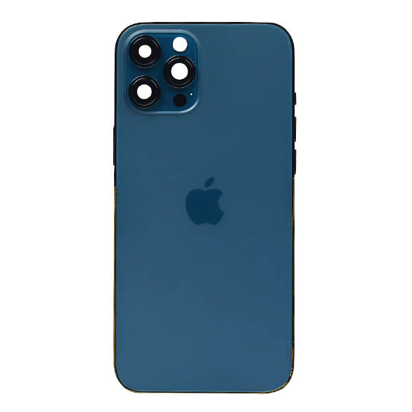 Apple iPhone 12 Pro Max Kasa Kapak Mavi Dolu