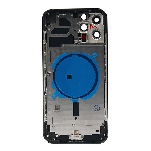 Apple iPhone 12 Pro Max Kasa Kapak Siyah Boş - Thumbnail