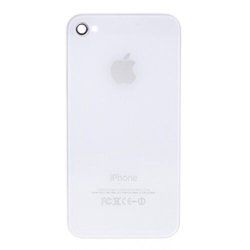Apple iPhone 4 Arka Kapak Beyaz - Thumbnail