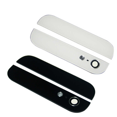 Apple iPhone 5 Kamera Lensi Set Beyaz - Thumbnail
