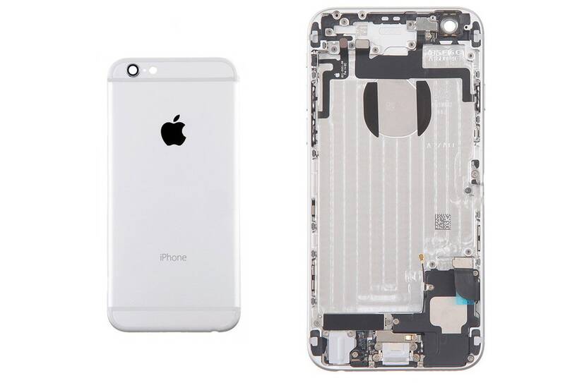 Apple iPhone 6 Uyumlu Kasa Gümüş Dolu
