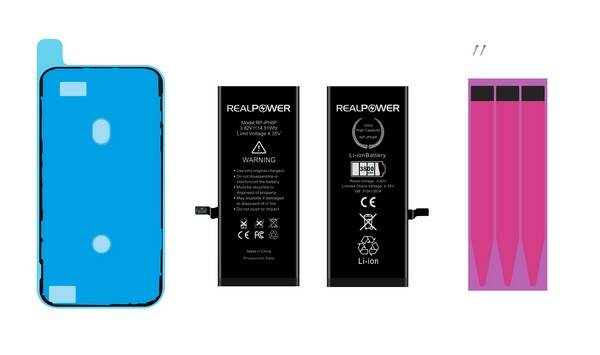 Realpower Apple iPhone 6 Plus Uyumlu Yüksek Kapasiteli Batarya Pil 3700mah