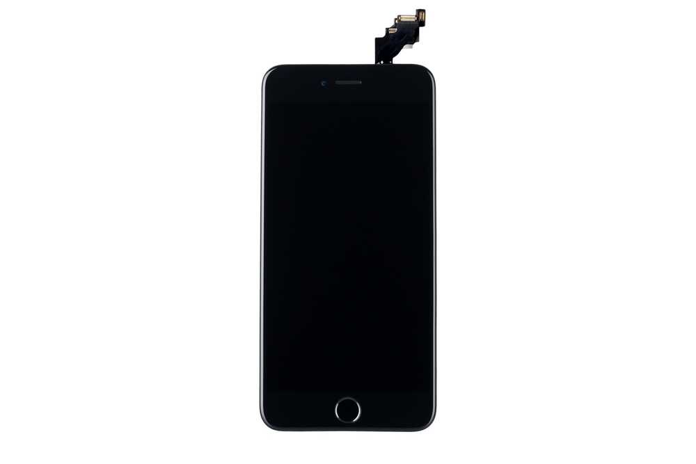 ÇILGIN FİYAT !! Apple iPhone 6 Plus Lcd Ekran Dokunmatik Siyah Full Metalli Çin Revize 
