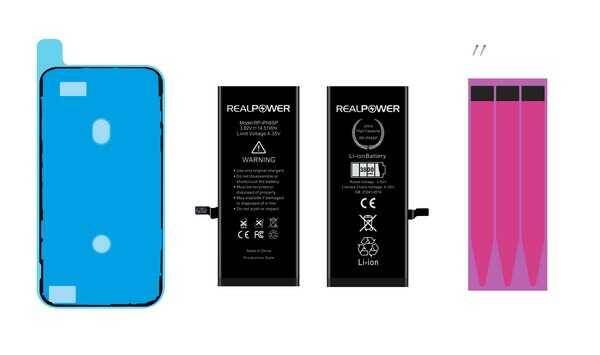 RealPower Apple iPhone 6s Plus Yüksek Kapasiteli Batarya Pil 3800mah