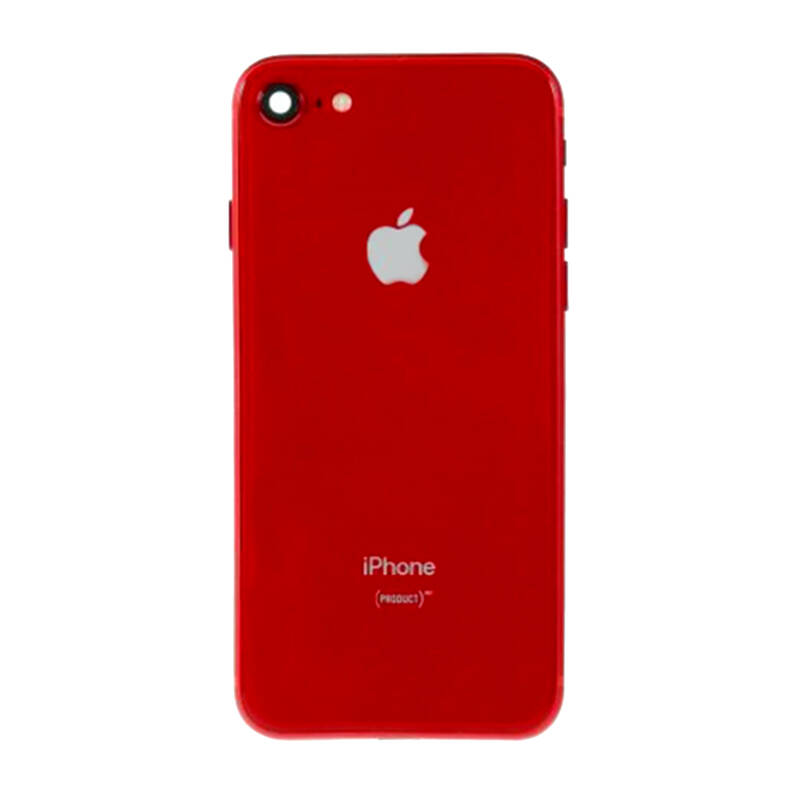 Apple iPhone 8 Kasa Kapak Kırmızı Dolu
