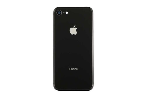 Apple iPhone 8 Kasa Kapak Siyah Boş - Thumbnail