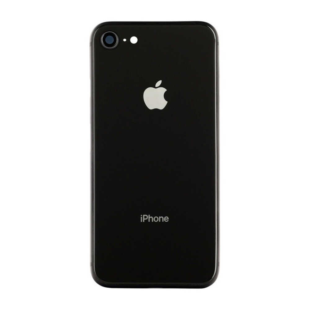 ÇILGIN FİYAT !! Apple iPhone 8 Kasa Kapak Siyah Dolu 