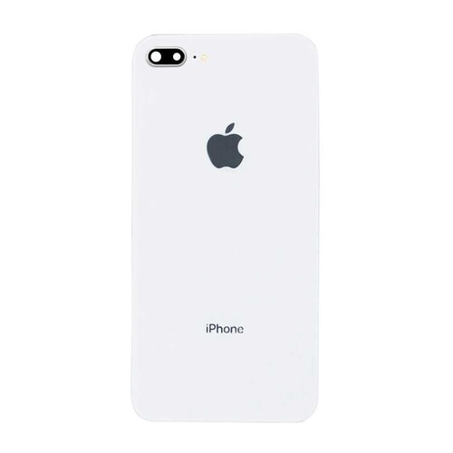 Apple iPhone 8 Plus Arka Kapak Kamera Lensli Beyaz - Thumbnail