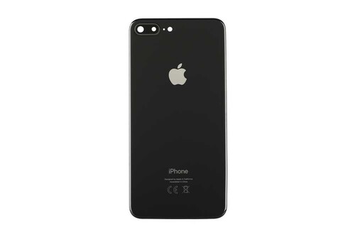 Apple iPhone 8 Plus Arka Kapak Kamera Lensli Siyah - Thumbnail