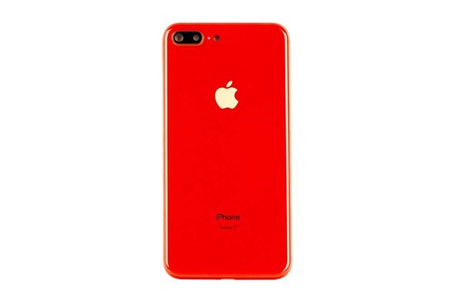 Apple iPhone 8 Plus Kasa Kapak Kırmızı Boş - Thumbnail