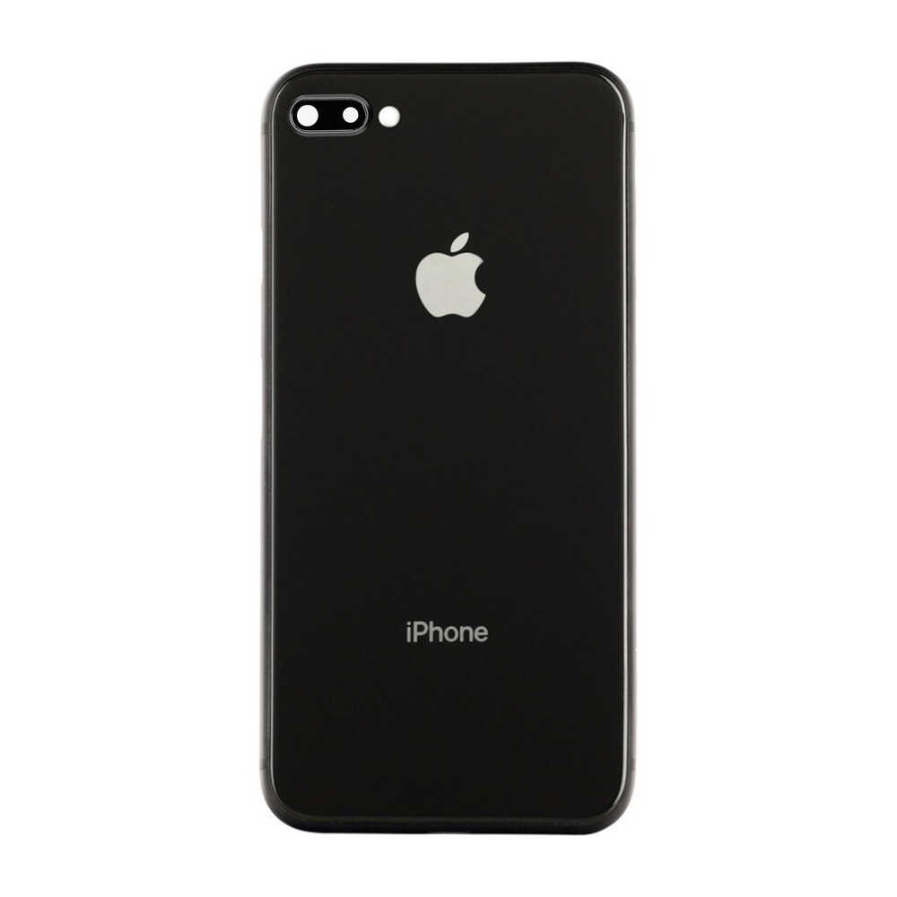 ÇILGIN FİYAT !! Apple iPhone 8 Plus Kasa Kapak Siyah Dolu 