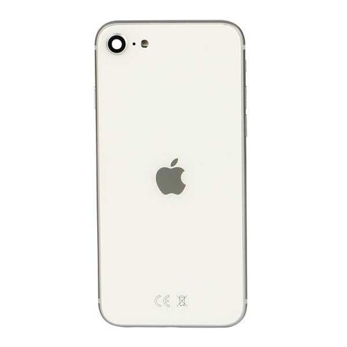 Apple iPhone Se 2020 Kasa Kapak Beyaz Dolu - Thumbnail