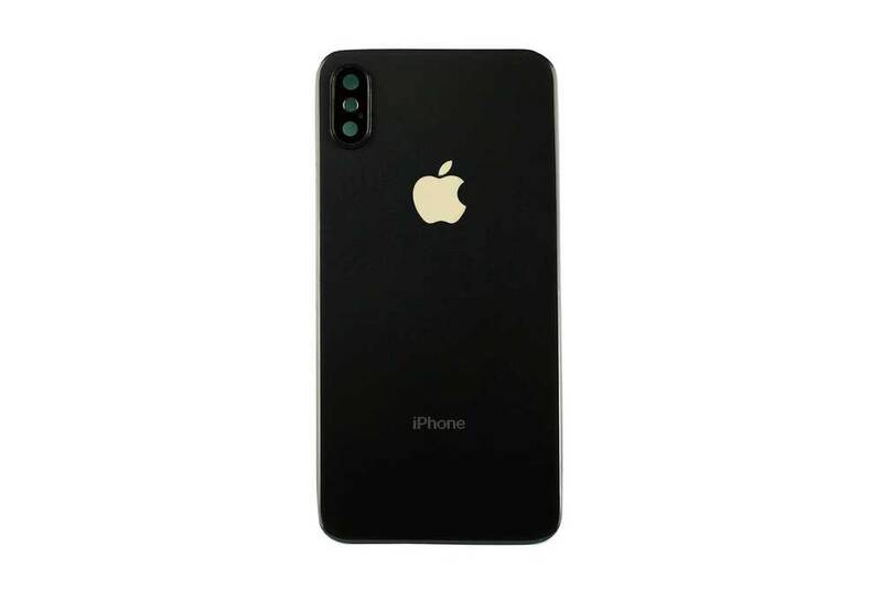 Apple iPhone X Arka Kapak Kamera Lensli Siyah